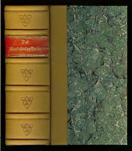 <b> HANDEINB�NDE: Halblederband </b> - Preis auf Anfrage