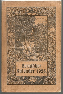 <b>Jux, Anton</b> Bergischer Kalender 1925