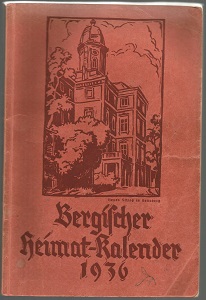 <b>Jux, Anton</b> Bergischer Heimat-Kalender 1936