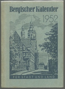 <b>Jux, Anton</b> Bergischer Kalender 1952