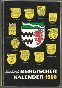<b>Kreisverwaltung (Hg.)</b> Rheinisch-Bergischer Kalender 1960