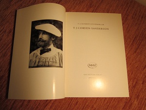 <b>Schmidt-Künsemüller</b> T.J.Cobden-Sanderson als Buchbinder
