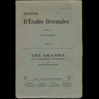 <b>Lindblom</b> The Akamba in British East Africa 1920