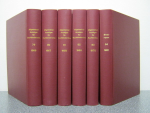 <b></b><b>Allgemeiner Anzeiger f�r Buchbindereien</b> 1973 compl