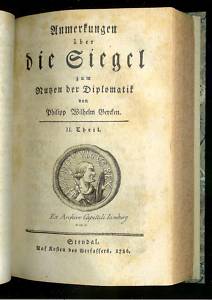 <b>Gercken</b> Anmerkungen �ber die Siegel 1786>