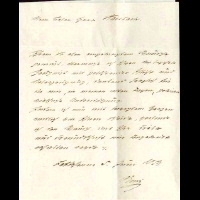 <b>SCHLEBUSCH:</b> Handschrift Bürgermeister Rossi 1829