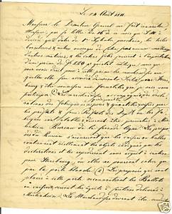 <b>Upper Rhine (Kehl, Strassboug)</b> Letter from 1811: customs