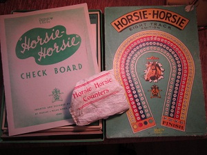 <b>Horsie-Horsie</b> Board Game designed by POW 1944