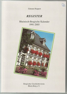 <b>Rheinisch-Bergischer Kalender</b> Register 1991-2005