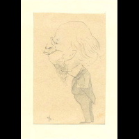 <b>Garnier, Charles</b> Unique folder with 19 sketches 1895-1902