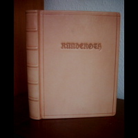 <b>Blankobuch</b> Full Leather with blind tooling "R�nderoth"