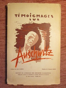 <b>Cassou/Reisz</b> Témoignages sur Auschwitz 1946